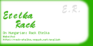 etelka rack business card